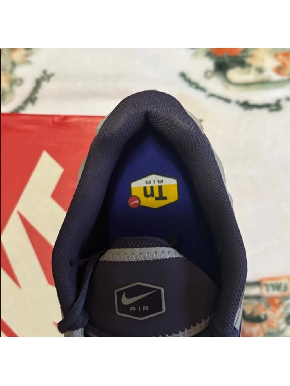 Nike Air Max Drift Men’s Navy and Gray Athletic Sneakers